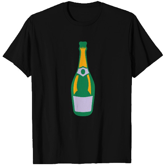alcohol bottle champagne drink T-shirt