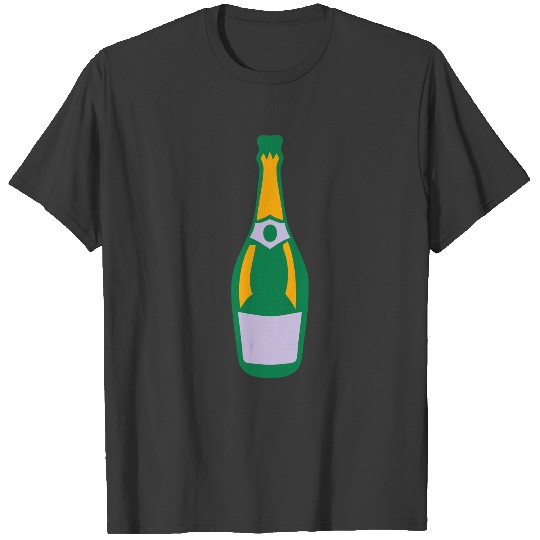 alcohol bottle champagne drink T-shirt