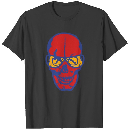 skull dead head bezel sun glass 1112 T-shirt