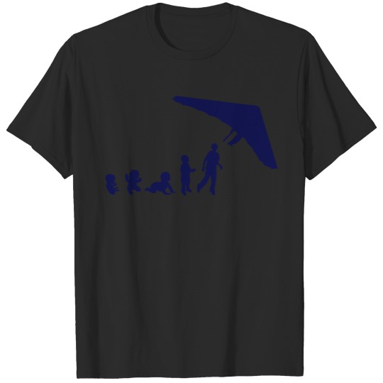 Discover evolution gliding hang glider 1 T-shirt