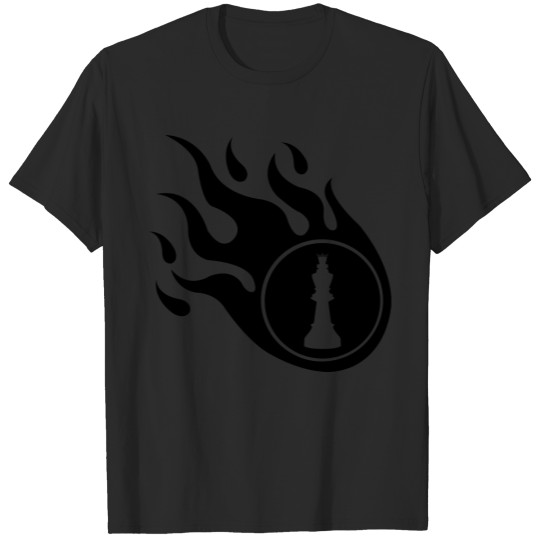 Discover chess_king_flame_001 T-shirt