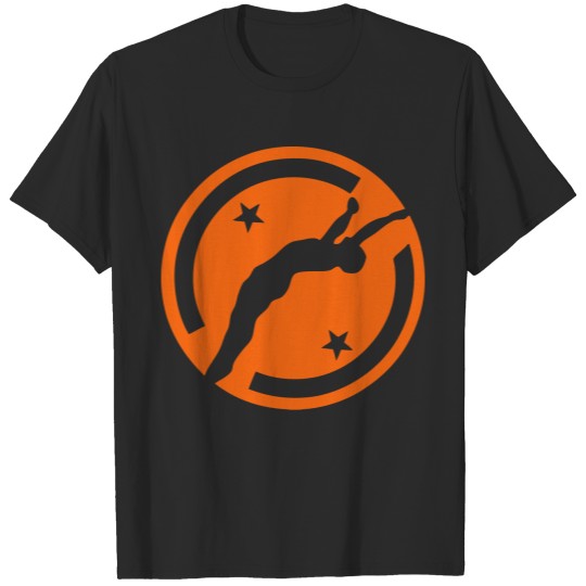 Discover tumbling jump logo 2 T-shirt