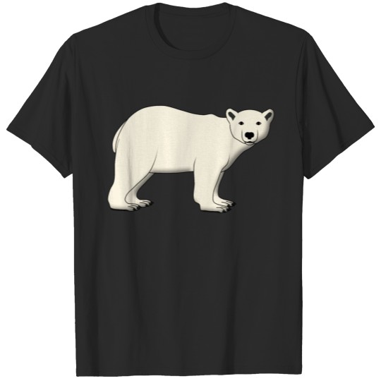 Discover polar bear looks T-shirt