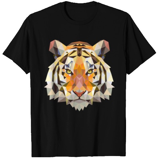geometric tiger T-shirt