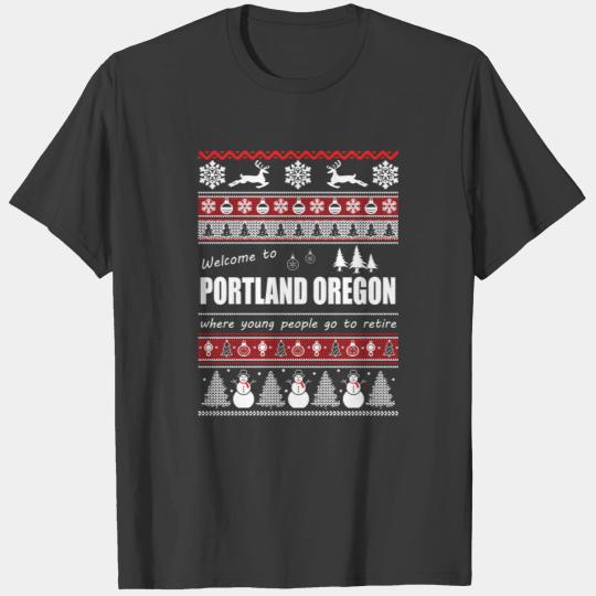 Portland Oregon - Where young people go to retire T-shirt