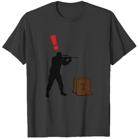 Solid Snake in a Box - Guard Alert "!" T-shirt