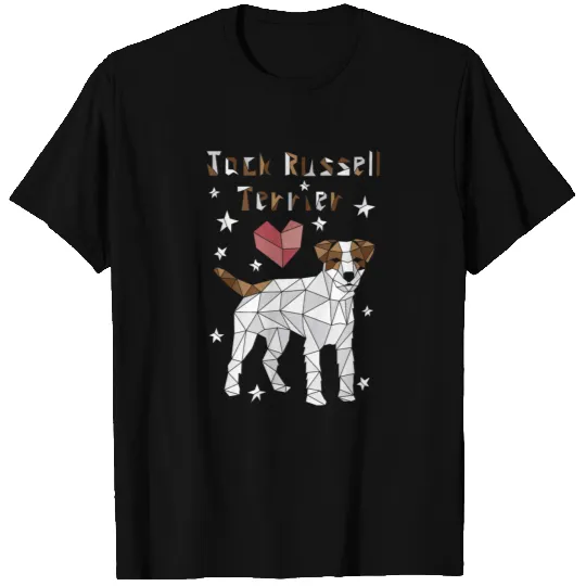 Geometric Jack Russell Terrier T-shirt