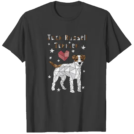 Geometric Jack Russell Terrier T-shirt