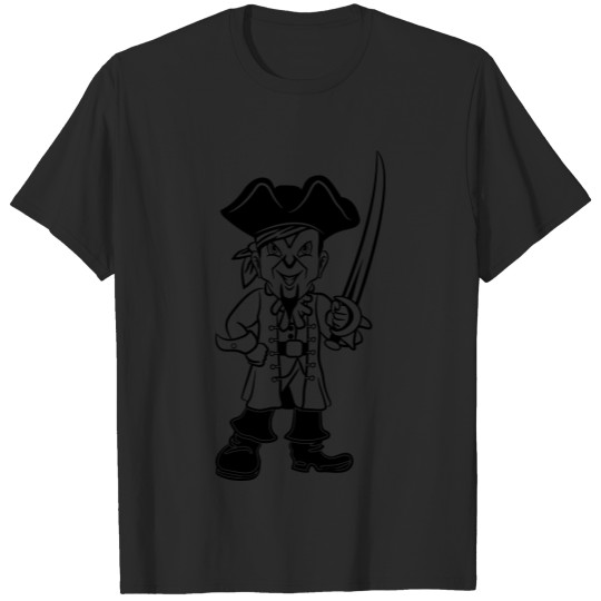 Discover degen Pirate cool dreispitz T-shirt