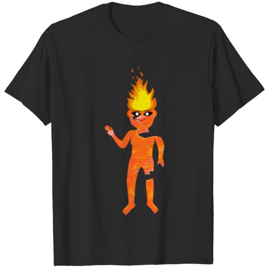 Discover Flame Elemental Simmering T-shirt