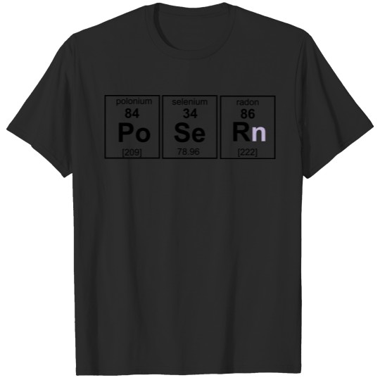 Chemistry, Poser Element T-shirt