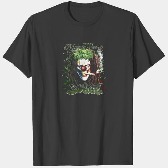 Joker Magic Weed Ganja Mary Jane Mariguana T-shirt