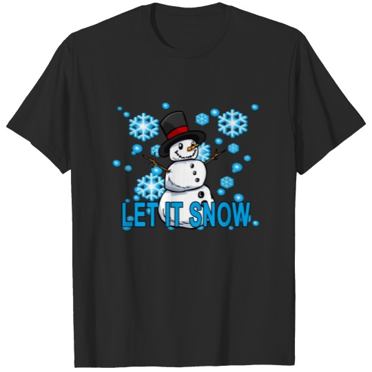 Discover let_it_snow_snowman_hoodie_ T-shirt