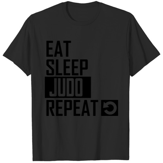 Discover eat sleep judo T-shirt
