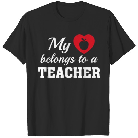 Discover Heart Belongs Teacher T-shirt