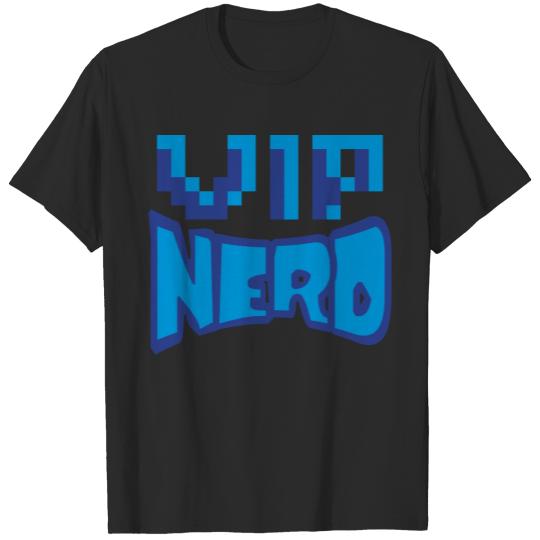 Discover Nerd geek cunning pixelgamer 8 bit cool design ret T-shirt