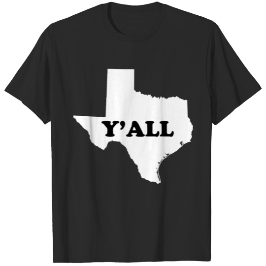 Discover Texas y'all map desig T-shirt