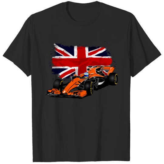 Discover Formula One - Formula 1 - UK Flag T-shirt