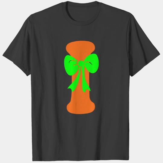 ❤✔Alphabet I with a Gorgeous Lime Green Ribbon✔❤ T-shirt