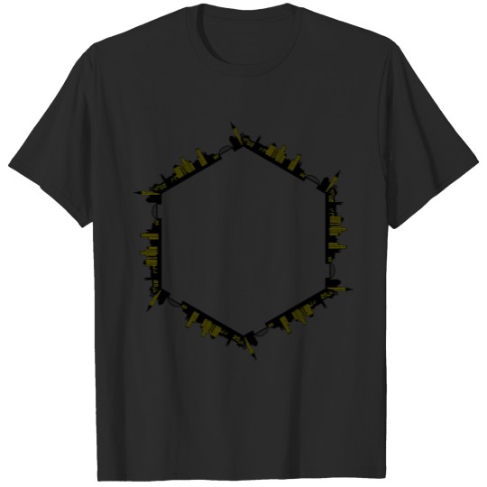 Discover Night Cityscape Frame 4 T-shirt