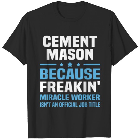 Discover Cement Mason T-shirt