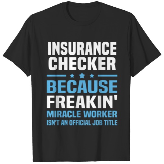 Discover Insurance Checker T-shirt