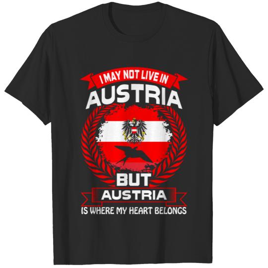 Discover Austria Is Where My Heart Belongs Country Tshirt T-shirt