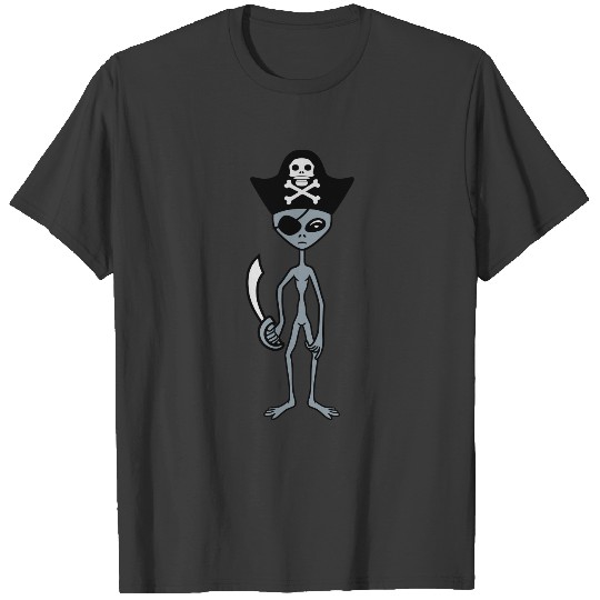 pirate costume saber sailor big horror halloween c T-shirt