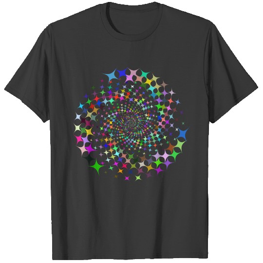 Prismatic Starburst Vortex T-shirt