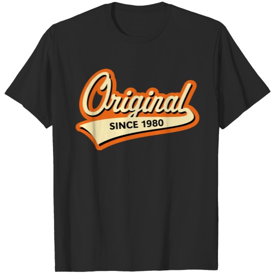 Discover Original Since 1980 (Year Of Birth, Birthday, 3C) T-shirt