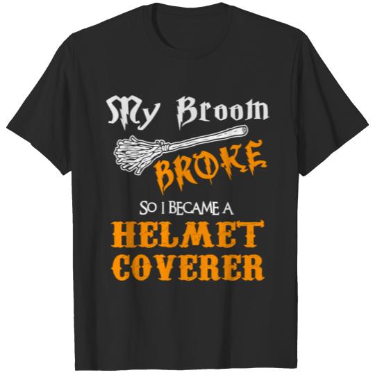 Discover Helmet Coverer T-shirt