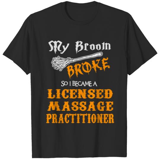 Discover Licensed Massage Practitioner T-shirt