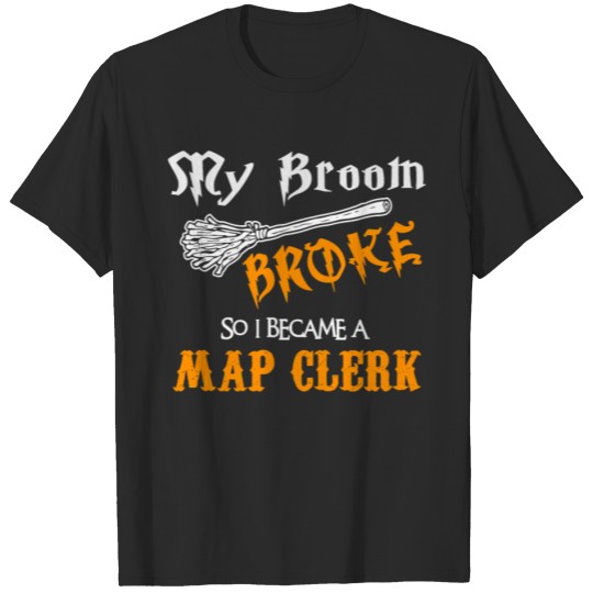 Discover Map Clerk T-shirt