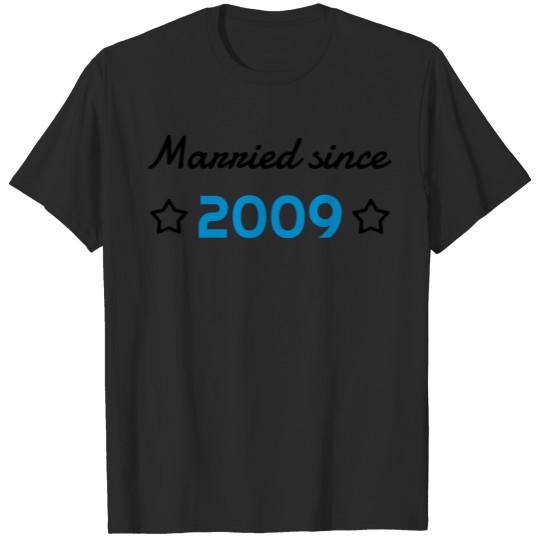 Discover Marriage Mariage Wedding Anniversary 2009 T-shirt