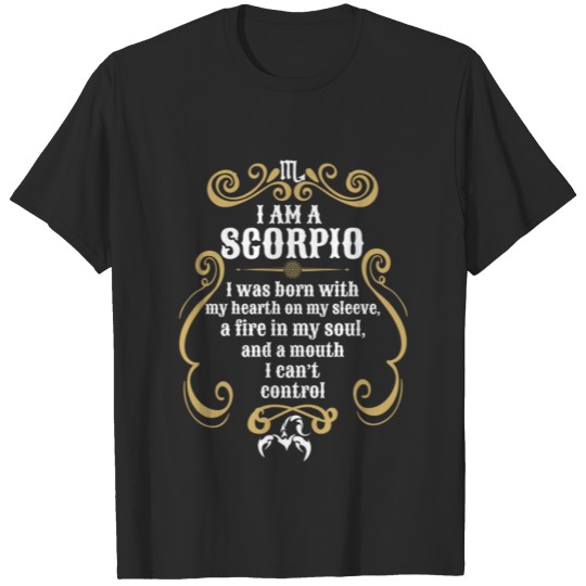 Discover I Am A Scorpio T-shirt