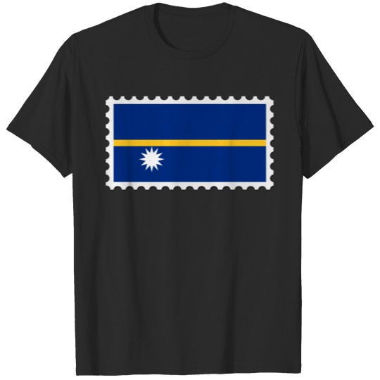 Discover Nauru flag stamp T-shirt