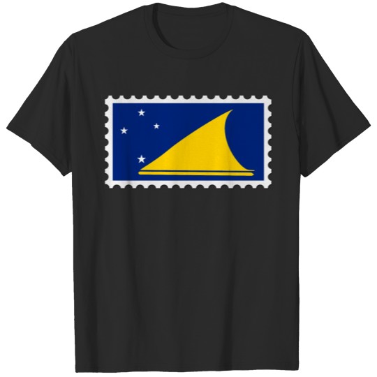 Discover Tokelau flag stamp T-shirt