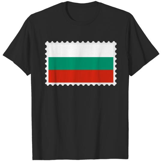 Discover Bulgaria flag stamp T-shirt