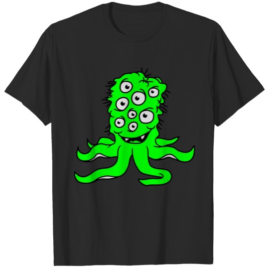 Discover tentacle octopus fangarme octopus eyes many monste T-shirt