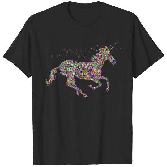 Discover Vivid Chromatic Magical Unicorn T-shirt