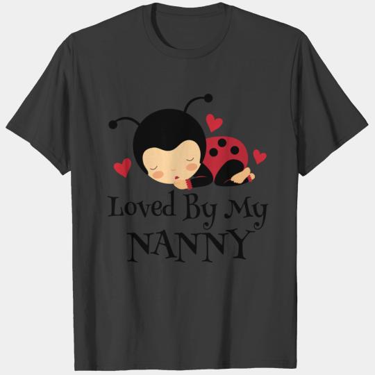 Nanny Loves Me Ladybug Grandchild T-shirt