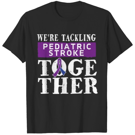 Discover Pediatric Stroke Awareness Ribbon Support Month T-shirt
