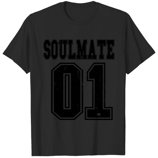 Discover Soulmate BFF Soul Couple Mate Bro Best Friends T-shirt