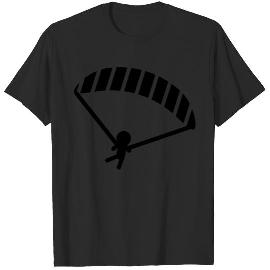 Discover Parachuting Stickman T-shirt