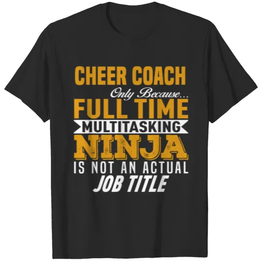 Discover Cheer Coach T-shirt