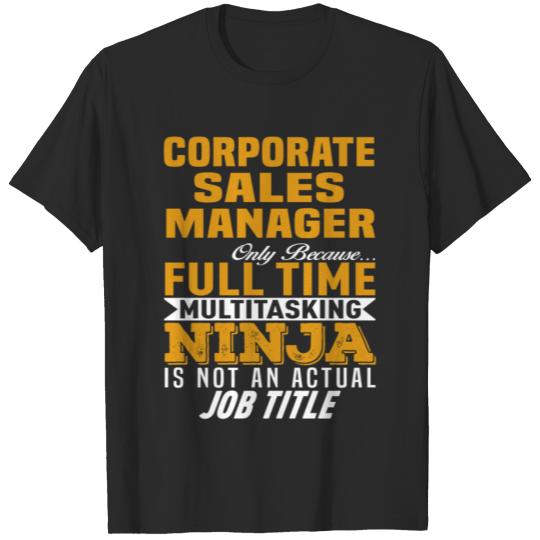 Discover Corporate Sales Manager T-shirt