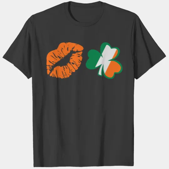 ♥ټ☘Kiss the Irish Shamrock to Get Lucky☘ټ♥ T-shirt