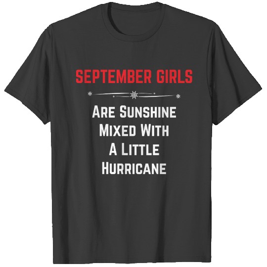 Discover September Girls T-shirt