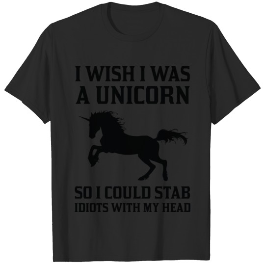 Discover I Wish I Was A Unicorn T-shirt