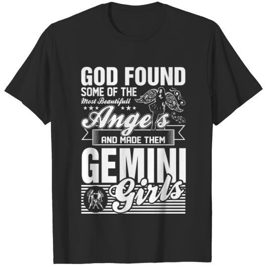 God Found Angels Gemini Girls T-shirt